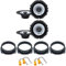 Kit 4 Casse ALPINE SXE-1725S + SXE-1725S per Lancia Delta dal 2008 al 2014 con 2 Supporti Anteriori, 2 Supporti Posteriori e 4 Connettori