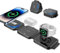 3in1 Foldable travel mag-safe charger, OneCut wireless charging station for iPhone 16/15/14/13/12 Series, Apple Watch Charger for iWatch 10/9/Ultra 2/Ultra/8/7/6/SE/5/4/AirPods 4/3/2/Pro (Black)
