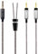 Earmax 16-Strand 4.4mm 3.5mm 2.5mm 6.35mm to Dual 3.5mm 6N OCC Balanced Cable 4.6ft Compatible with Focal GLEAR MG STELLIA Radiance ELEGIA CELESTEE Earphones