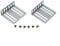 snowchecking Car Radio Mounting Kit 2 Din Installation Bracket Holder Support with Screws for DVD CD MP5 Player Accessories