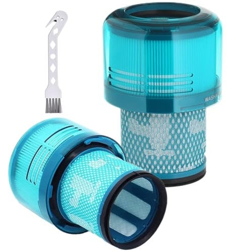 TOPALL Vacuum Filter for Dyson V15,HEPA Filter Replacement,Vacuum Accessories,Compatible with Dyson V15 Detect,V15s, Replaces Part #970013-02 (2 P)