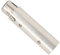 Delaman Lot de 2 adaptateurs XLR droits en alliage de zinc, adaptateur XLR femelle 3 broches vers 5 broches XLR femelle, adaptateur de ligne de microphone, XLR femelle vers femelle
