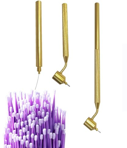 100Pcs Touch Up Paint Brushes pen 0.5 mm Gold Writer Paint Applicator for Rock Chips and Scratch Repair