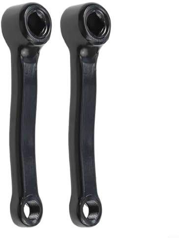 127 mm Gewindenarm für Heimtrainer oder Fahrrad, quadratisches Loch links für rechts, Ersatzteil, langlebiger Arm, Fahrradpedal für den Innenbereich, mit 9/16-Kurbel kompatibel (linke rechte Kurbel)