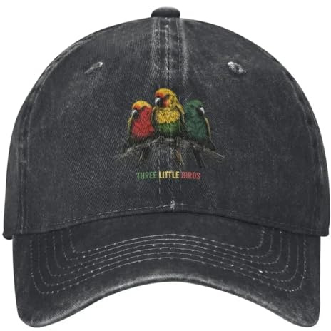 Three Little Birds Baseballkappe Sommer Bob-Marley Reggae Jamaika Trucker-Hut Hip-Hop-Hüte Unisex Männer Stylische Baseballkappen