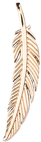 Traumfänger TF03MRO Damen Anhänger Feder Mittel Edelstahl rosé