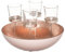 Gift Company - Madras, Schale für 4 Teelichter, S, Blush/rosé Ø 24 cm