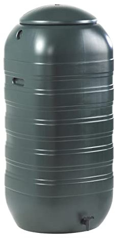 Nature - Regenton - Muurmodel Slimline - Kunststof - Groen - 250 L - H121 x 54 x 50cm