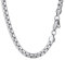 PROSTEEL Chain Necklace 316L Stainless Steel Silver Tone Mens Jewelry 22Inch
