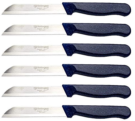 Solingen Allzweckmesser Obstmesser Schälmesser Meyve Bicagi Blau Flitzer 50 Stück - Sehr scharf