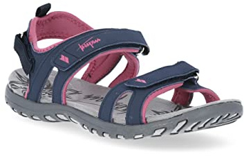 Trespass Womens Walking Sandals Serac Navy Dusty Rose in Size - 41