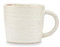 House Doctor Taza pequeña Pion Blanco | Taza de café de gres | Diseño danés en estilo Scandi