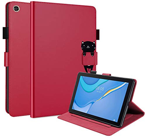 Succtopy Custodia per Huawei MatePad T10S/T10 2020, PU Cover Tablet T10 9.7 AGR-L09 AGR-W09 Protettiva Slim Smart Protettiva Case Huawei T10S 10.1 AGS3-L09 AGS3-W09,Gatto