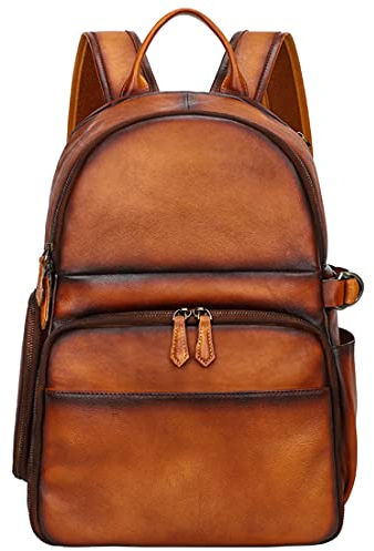 XJST Kamerabruck, Lederkamerasack, Reisetasche, Vintage Gepolsterte Umhängetasche Mit Regenschutz Für Frauen Und Männer,Braun