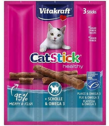 Vitakraft Cat Stick Mini - Scholle & Omega 3