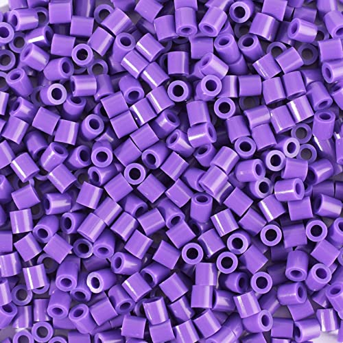 Vaessen Creative 5009-033, Lila, 1100 Bügelperlen, Stück, Steckperlen zum Basteln mit Kindern, DIY Gestalten von Schmuck, Deko, Verzierungen und weiteren Bastelideen, Kunststoff, Piece