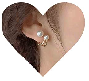 Yheakne Boho Perlen Ohrstecker Ohrringe Gold Perlen Wrap Ohrringe Vintage Retro Perlen Ohrringe Alltag Ohrringe Schmuck Für Frauen Und Mädchen
