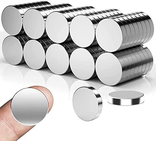 Grtard 30 Pack 10 mm x 2 mm Fridge Magnets, for Whiteboard, Magnet for Garage, Home Magnet, Office Magnets, Magnets for Building, Photo, Tools