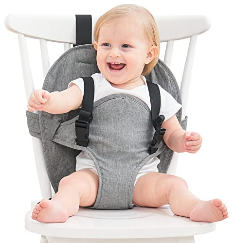 Sicherheitsgurt für Babyhochstuhl, faltbarer, waschbarer Stoffgurt, Stuhl, verstellbare Riemen für die Säuglingsernährung, universeller Baby-Esstisch-Sicherheitsgurt für Reisen, Zuhause, Restaurant