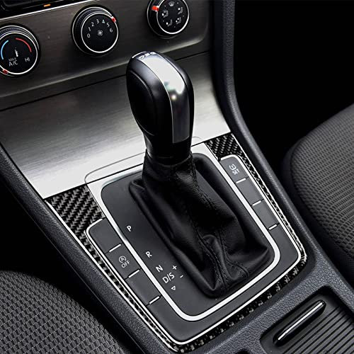 FINMOKAL Carbon-Faser-Gangschaltungs-Panel-Aufkleber-Ordnungs-Auto-Innenraum für VW Golf7 GTI MK7 2014 2016 2017 2018 2019