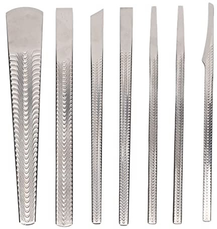 Ensemble de 7 Couteaux Exfoliants pour Pédicure avec Étui de Rangement Outils pour Ongles Incarnés et Peaux Mortes Pieds Abîmés