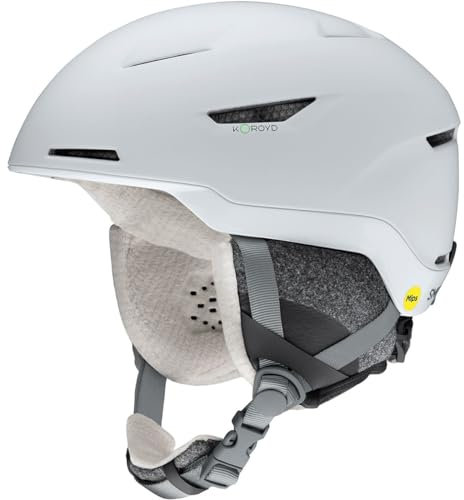 SMITH Unisex Vida MIPS Schneesporthelm - Mattweiß | Small