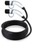 ZHIBANG Elektro Auto Lade Kabel typ2, Typ 2 Ladekabel 11KW 16A 3 Phasig 5M,Schnelladekabel typ2 auf Typ 2 für EV & PHEV, Mode 3 EV Ladekabel（11KW(16A | 3-Phasig) 5M）