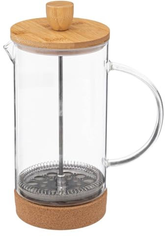 Secret de Gourmet - Kaffeekanne aus glas und bambus 1l