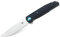 Bestech Ascot Blue Couteau pliant Interlayer Carbon Black Plus en acier D2