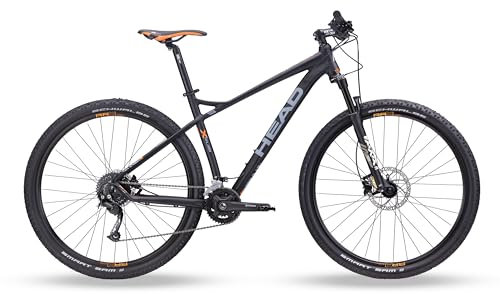 HEAD Unisex – Erwachsene X-Rubi 1.0 Mountainbike, matt schwarz/orange, 48