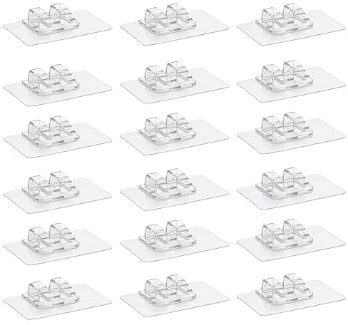 Durratou Lot de 100 guirlandes lumineuses d'extérieur étanches à suspendre pour patio, Noël, cordon de rangement