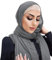 ANKOMINA Frauen Muslim Crinkle Hijab Schal Weiche Baumwolle Kopftuch Islamische Hijab Schals Wraps, Farbe 20, 90x180cm/35.4x70.8in