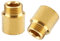 Hahnverlängerung G1/2 Zoll x 20 mm, 2 Stück messing Hahnverlängerung G1/2 Zoll(IG Ø 19,5mm x AG Ø 20,3mm) 20mm, verlängerung Fitting, Gewindefitting