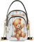 Swing Bear Damen-Umhängetasche, lässig, Kette, Geldbörse, Leder, Schultertaschen für Damen, mehrfarbig, Einheitsgröße