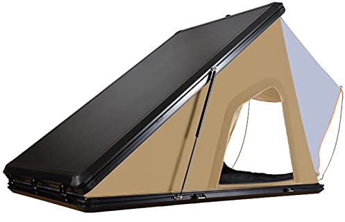 NOALED Hartschalen-Dachzelt, Dachzelt, LKW, SUV, Camping, Dachzelt mit Leiter und Solar-Notlicht, Dachzelt für 3–4 Personen für Überland-SUV, LKW,