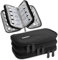 Zealearn Étui pour clé USB, 30 emplacements pour clé USB, SanDisk/SamData/Samsung, carte SD, noir, noir, Compacte