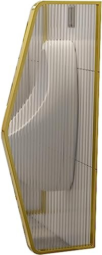 KJHYYPP Urinal-Trennwand, Toilettentrennwand, an der Wand montierte Urinal-Sichtschutztrennwand für Herren, öffentliche Toilettentrennwand, Urinal-Schallwand aus Edelstahl, Gold