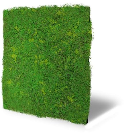 JANGAL Modular Wall Design Moos Paneel (52 x 52 cm), Modulares Wandpaneel, mit recyceltem PET-Filz, zum Kleben oder Schrauben, Wandverkleidung, Wand Deko, Mooswand (Light Green Fibre)