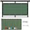 Balkonverkleidung Sichtschutz 135 x 950 cm Blickdichte Windschutz Privatsphäre Balkonbespannung Balkonverkleidung mit Ösen, Kabelbinder für Balkongeländer, Terrasse, Dunkelgrün