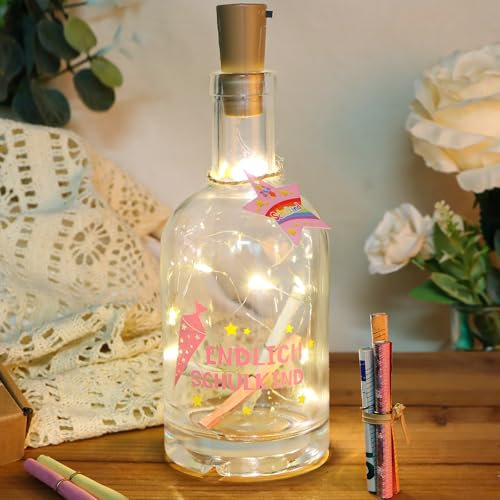 TUZELIYA Schulkind 2025, Einschulung Geschenk Junge Mädchen Geschenk Einschulung, Schultüte Füllung Schulanfang, für Söhne und Töchter, Rosa