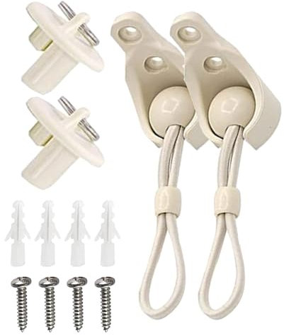 Fulenyi Ersatzteile für den Außenbereich | wetterfestes Hardware-Kit für Außenrollos – Sonnenschutz-Bungee-Kit, Rollo-Bungee-Seil zur Befestigung von Rollos