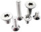 Aqxyhjk 5/10/50 Stück M4 304 A2-70 Edelstahl GB2673 Sechslappen-Torx-Senkkopfschraube(8mm)