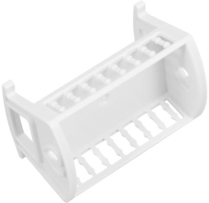 ERINGOGO Miniatur Puppenhaus Bett Weißes Crib Möbelstück Für Puppenhaus Dekoration Realistische Details Robust Und Langlebig Für Spielzeug Und Babyzimmer Deko