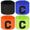 4 Stück Fußball Spielführer-armbinde, Verstellbare Größe Elastische Kapitänsbinde Armbinde, Fußball Captain Armband, Elastic Kapitäns Armbinde Junior Verstellbare Armband, Elastic Kapitäns Armbinde