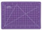 Schneidematte A5, 22x15cm Doppelseite Bastelunterlage Tischunterlage Cutting Mat, Schneideunterlage zum Basteln Quilten Nähen Stoff, Selbstheilend, Lila