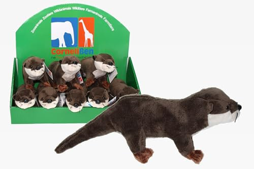 Cornelißen Kuscheltier Otter Marder Wassermarder Länge 29 cm braun 1017075
