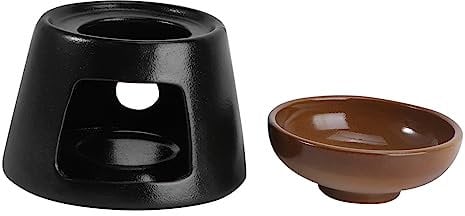 Ciieeo Teapot Heater Ceramic Candle Stand Tea Warmer Tea Making Station Teapot Warmer Candle Holder