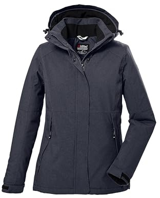 Killtec Damen Kow 37 Wmn Jckt Funktionsjacke/Outdoorjacke mit abzippbarer Kapuze (1er Pack)