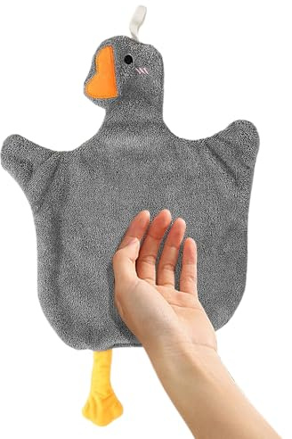 TocaFeank Kinderhandtücher,Lustige Handtücher - Weiche, super saugfähige niedliche Handtücher, dekorative Küchenhandtücher - Enten-Küchentuch, lustige Badetücher, Gesichtstücher für Badezimmer, Küche,