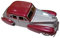 Miniatur Motorfahrzeug-Modelle 1/43 Für Cadillac Fleetwood 1941 Rot Silber Vintage Limousine Modell Druckguss Sammeln Spielzeug Auto Mini Auto Modell Fertigmodell